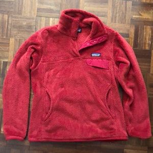 Red Retool Patagonia Snap-t jacket